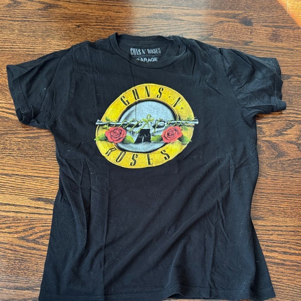 Garage Black Graphic Tee Guns N Roses